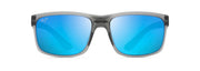 Blue Hawaii Lenses, Translucent Matte Grey Frame