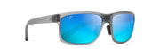 Blue Hawaii Lenses, Translucent Matte Grey Frame