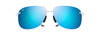 [Blue Hawaii Lenses, Crystal Matte Frame]