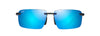 [Blue Hawaii Lenses, Shiny Trans Dark Grey Frame]