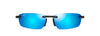 [Blue Hawaii Lenses, Shiny Black With Blue Frame]