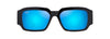 [Blue Hawaii Lenses, Shiny Black Frame]