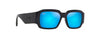 [Blue Hawaii Lenses, Shiny Black Frame]