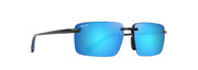 Blue Hawaii Lenses, Shiny Black With Blue Frame