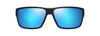 [Blue Hawaii Lenses, Matte Black Frame]