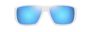 Blue Hawaii Lenses, Matte White Frame