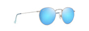 Blue Hawaii Lenses, Shiny Silver With Blue & Green Frame