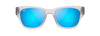 [Blue Hawaii Lenses, Translucent Grey Frame]