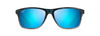 [Blue Hawaii Lenses, Blue Black Stripe Fade Frame]