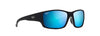 [Blue Hawaii Lenses, Soft Black With Sea Blue And Grey Frame]