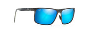 Blue Hawaii Lenses, Brushed Dark Gunmetal Frame