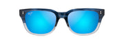 Blue Hawaii Lenses, Blue To Grey Gradient Frame