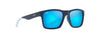 [Blue Hawaii Lenses, Navy With Light Blue Frame]