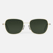 23k Satin Gold & Evergreen Polarized Gradient Nylon Lens