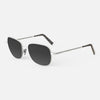 [Satin Silver & Coastal Gray Polarized Gradient Nylon Lens]