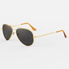 [23k Gold & American Gray Polarized Glass Lens]