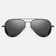 Matte Black & American Gray Polarized Glass Lens