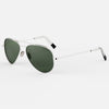 [23k White Gold & AGX Polarized Glass Lens]