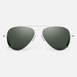 23k White Gold & AGX Polarized Glass Lens