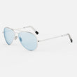 23k White Gold & Blue Hydro Non-Polarized Glass Lens