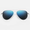 [Matte Chrome & Cobalt Polarized Glass Lens]