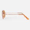 [22k Rose Gold & Rose Gold Polarized Mirror Nylon Lens]