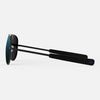 [Matte Black & Cobalt Polarized Glass Lens]