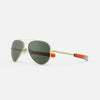 [23k Gold & AGX Polarized Glass Lens with Bayonet Temple]