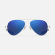 Matte Chrome & Atlantic Blue Non-Polarized Nylon Lens with Bayonet Temple