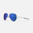 Matte Chrome & Atlantic Blue Non-Polarized Nylon Lens with Bayonet Temple