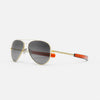 [23k Gold & Coastal Gray Gradient Nylon Non-Polarized Lens]