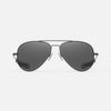 [Matte Black & American Gray Polarized Glass Lens]