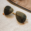 [23k Gold & AGX Polarized Glass Lens]