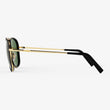 23k Gold & Matte Onyx Inlay & AGX Polarized Nylon Lens