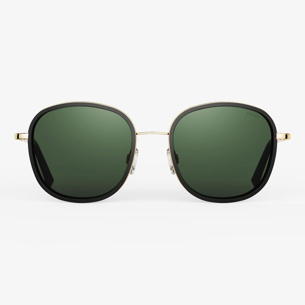 [23k Gold & Matte Onyx Inlay & AGX Polarized Nylon Lens]