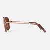 [22k Rose Gold & Rose Tortoise Inlay & Rose Gold Polarized Nylon Lens]