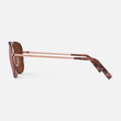 22k Rose Gold & Rose Tortoise Inlay & Rose Gold Polarized Nylon Lens