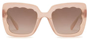 Blush Mirrored - Amber Silver Gradient Mirrored Lens