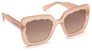 Blush Mirrored - Amber Silver Gradient Mirrored Lens