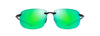 [Mauigreen® Lenses, Translucent Matte Grey Frame]