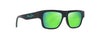 [Mauigreen® Lenses, Matte Black With Interior White Gradient Effect Frame]