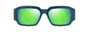 [Mauigreen® Lenses, Shiny Petrol Blue Frame]