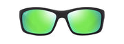 Mauigreen® Lenses, Matte Black / Green Frame