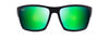 [Mauigreen® Lenses, Matte Black Frame]