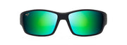 Mauigreen® Lenses, Soft Black With Dark Transparent Green And Light Transparent Grey Frame