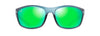 [Mauigreen® Lenses, Matte Teal With Aquamarine Rubber Frame]