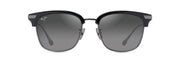 Neutral Grey Lenses, Shiny Black With Dark Silver Frame