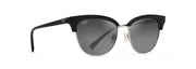 Neutral Grey Lenses, Black With Silver Frame