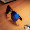 [Gunmetal & Atlantic Blue Polarized Nylon Lens]