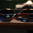 Gunmetal & Atlantic Blue Polarized Nylon Lens